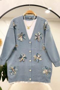 NAKIŞ DESENLİ YUMOŞ HIRKA