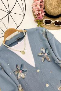 NAKIŞ DESENLİ YUMOŞ HIRKA