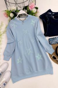 ÇİÇEK DEMETİ ÜÇ İPLİK SWEAT