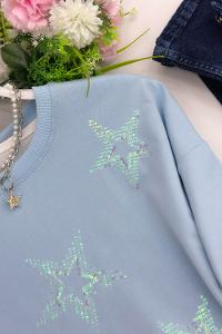ÇİÇEK DEMETİ ÜÇ İPLİK SWEAT