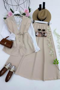 KAPİTONE KEMERLİ KOL ÇANTASI