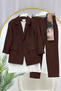 DÖRT DÜĞMELİ BLAZER CEKET TAKIM