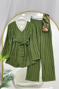 KOLU İPLİ SWEAT GÖMLEK