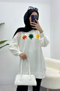 PONPONLU TRİKO KAZAK
