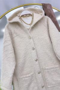 FERMUARLI PELUŞ CEKET