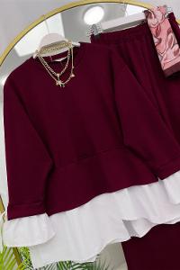 NAKIŞ DETAYLI TRİKO TUNİK