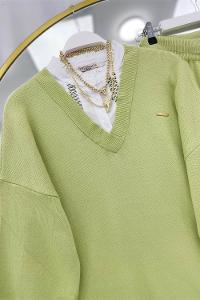 GÖVDESİ ÇİZGİLİ ÜÇ İPLİK SWEAT