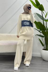 KOLU TÜYLÜ KADIN ABİYE