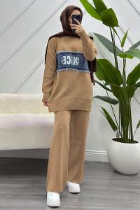 RÜZGARLIK DETAYLI KADIN KREP TAKIM