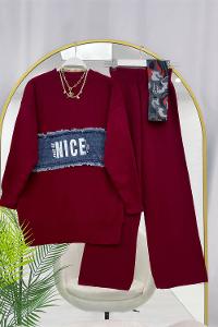 RÜZGARLIK DETAYLI KADIN KREP TAKIM