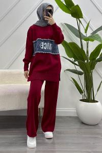 RÜZGARLIK DETAYLI KADIN KREP TAKIM