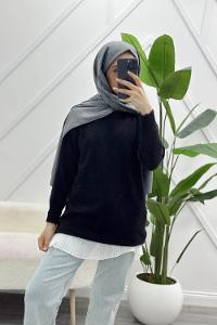 V GÜPÜR COTON GÖMLEK