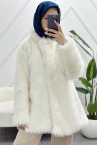 DÜĞMELİ CEPLİ PELUŞ MONT