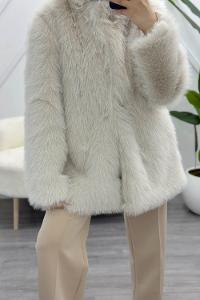 DÜĞMELİ CEPLİ PELUŞ MONT