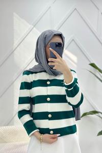GOLD DÜĞMELİ KISA HIRKA