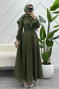 BÜZGÜLÜ PAYET KADIN ABİYE