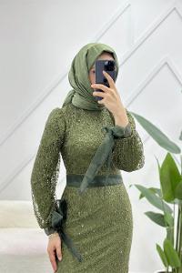 MİNİ BEL BÜZGÜLÜ GÖMLEK