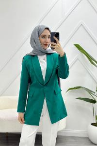 PALMİYE DESENLİ VİSKON GÖMLEK