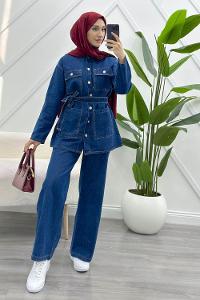 PANTOLONLU KADIN KOT TAKIM