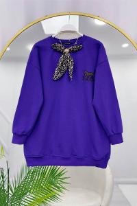 İTHAL ÇİÇEK DETAYLI TUNİK