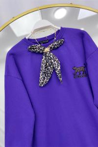 İTHAL ÇİÇEK DETAYLI TUNİK