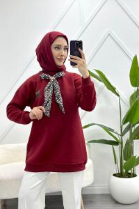 İTHAL ÇİÇEK DETAYLI TUNİK