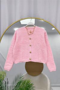 İNCİ İŞLEMELİ KREP YELEKLİ TAKIM