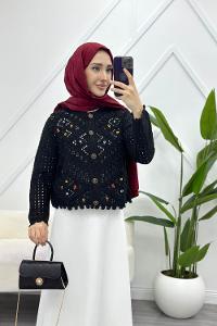 HAVLU ÖRGÜ TRİKO HIRKA