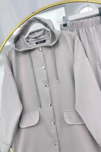 ŞERİT ÇİZGİLİ FERMUARLI SCUBA TAKIM