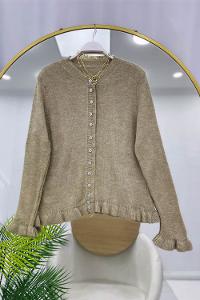 FİYONK DETAYLI DÜĞMELİ YUMOŞ HIRKA