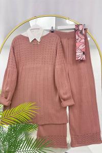 LEOPAR GARNİLİ PUF SCUBA TAKIM