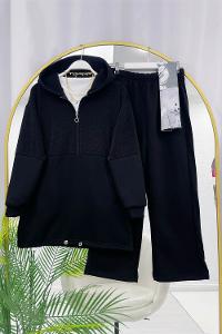 DÖRT CEPLİ  İP DETAYLI PANTOLONLU  KADIN TAKIM