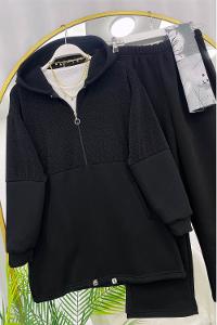 DÖRT CEPLİ  İP DETAYLI PANTOLONLU  KADIN TAKIM