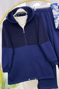 DÖRT CEPLİ  İP DETAYLI PANTOLONLU  KADIN TAKIM