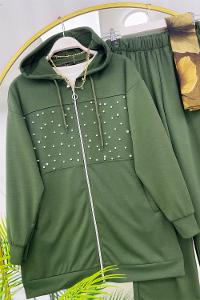 LEOPAR DESENLİ PUF SCUBA TAKIM