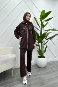 KELEBEK NAKIŞ DETAYLI TUNİK