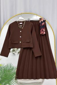 SEVGİ YANDAN BAGLAMALI PANTOLONLU TAKIM