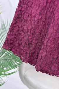 ÇİÇEK NAKIŞLI TAŞ DETAYLI OYSHO KUMAŞ KADIN TUNİK