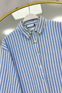 BALON KOL BEL BÜZGÜLÜ  BLUZ