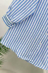 BALON KOL BEL BÜZGÜLÜ  BLUZ