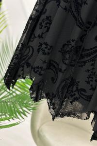 KADİFE DESENLİ KADIN ETEK