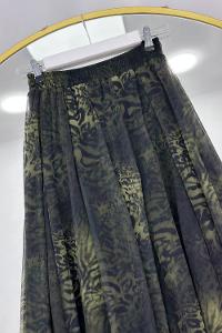 ASİMETRİK KESİM ASTARLI ŞİFON ETEK