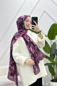 ÇİÇEK DETAYLI PANTOLONLU TRİKO TAKIM