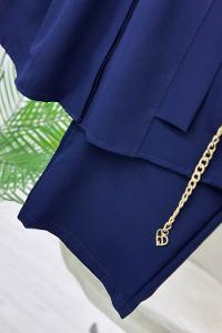 KOLLAR FIRFIRLI GOLD DÜĞME DETAYLI PANTOLONLU TAKIM