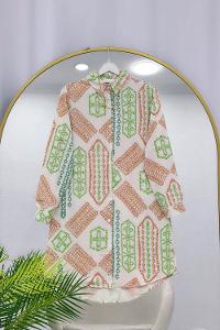 FİYONK DETAYLI KISA KADIN  GÖMLEK