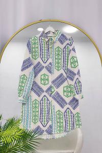 FİYONK DETAYLI KISA KADIN  GÖMLEK