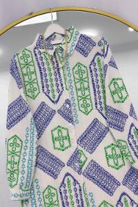 FİYONK DETAYLI KISA KADIN  GÖMLEK