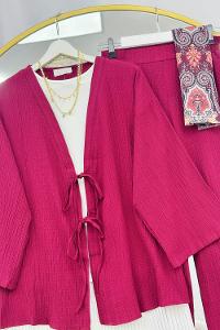 FİYONK BAGLAMALI KİMONO TAKIM