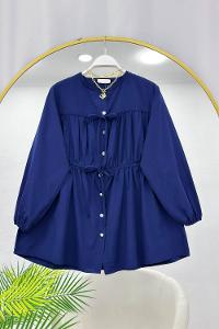 BÜZGÜLÜ BAĞCIKLI TUNİK GÖMLEK