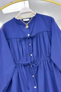 BÜZGÜLÜ BAĞCIKLI TUNİK GÖMLEK